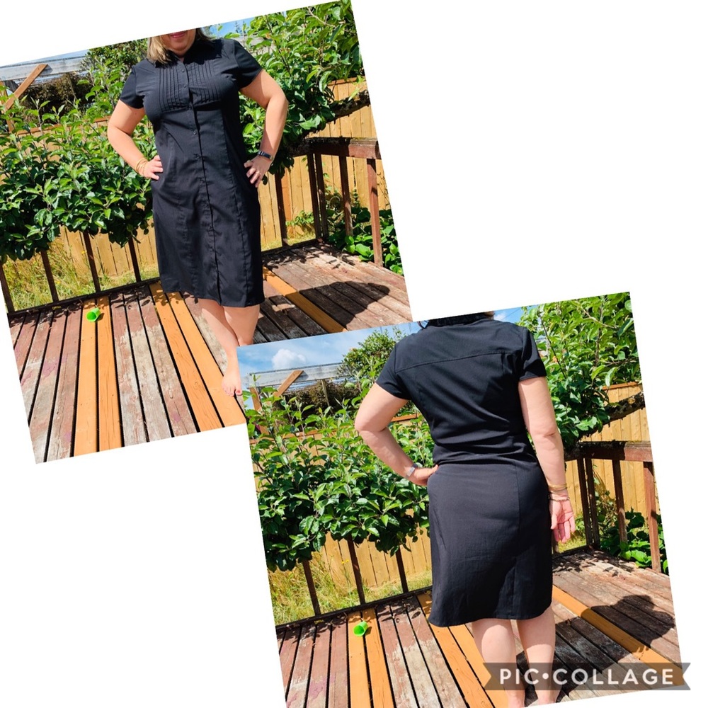 🎈🎈🎈Style & CO Pin up girl style house dress XL Black